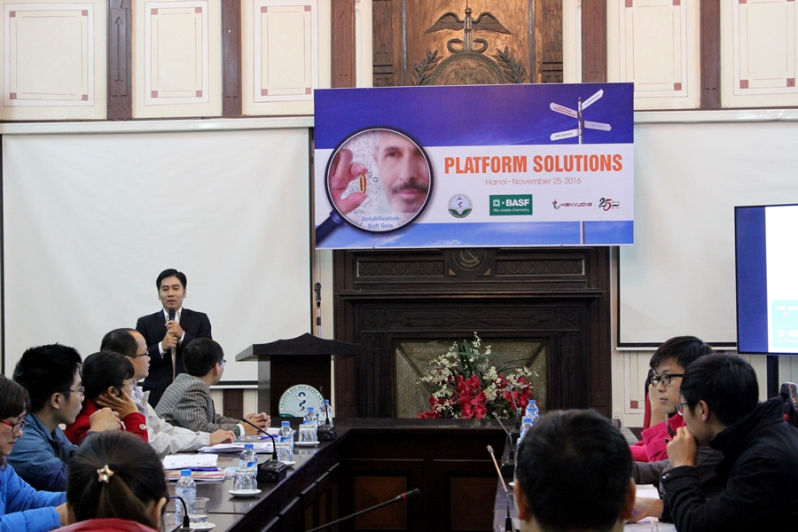 Kiến Vương tổ chức hội thảo chuyên đề “Platform solutions with focus on soft-gel and solubilization”